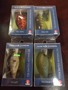 FAT SHALLOW SQUARE BILL fishing bait lure 5'-6' Habanero/Gill/General H2O Xpress - Picture 1 of 19