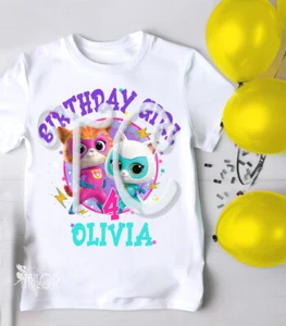 Super Kitties Custom T Shirt Matching Family Shirts Favor Outfit Party Supplies - Picture 1 of 9