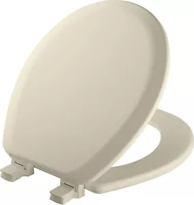 Mayfair 41EC-346 Cameron Sedile WC Rotondo, Legno Smaltato, Lucido, Biscotto - Foto 1 di 6