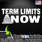 Political Car Decal Sticker Politics Term Limits Now Gerontocracy Congress 1390