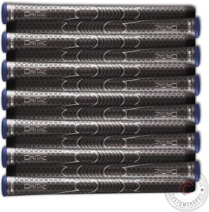 Set of 9 Grips Dri-Tac Midsize (+1/16") Gray Golf Grip Bundle - Comfortable Fee - Picture 1 of 12