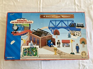 Thomas & Friend "A Day At the Works" Wooden Railroad Set Original Box - Picture 1 of 23