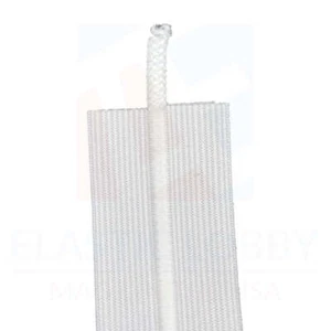 1.75" (44mm) White Drawcord Elastic - US Made - Picture 1 of 9