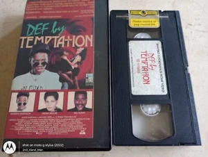 1990 SHAPIRO DEF BY TEMPTATION VHS KADEEM HARDISON BILL NUNN VHS - Picture 1 of 2