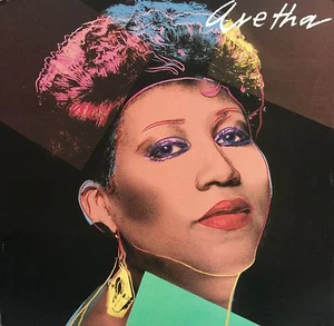 ANDY WARHOL ORIGINAL ARETHA FRANKLIN ALBUM FLAT POSTER 12" X 12 " 1986 NEW - Picture 1 of 1