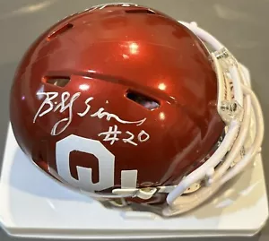 Billy Sims Signed Oklahoma Sooners Mini Helmet Autographed JSA COA 78 Heisman - Picture 1 of 3