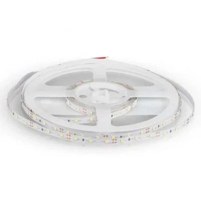 Strip led 12V, bianco caldo 3000K, 5 metri, SMD3528, 4,2W/m, 60 led/m IP20 V-tac - Immagine 1 di 4