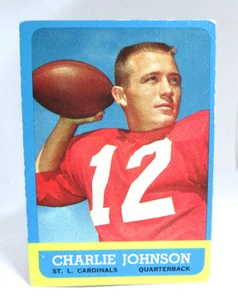 Charlie Johnson - Cardinals Quarterback - Topps 1963 #146 - EX+ - Centered - Picture 1 of 2