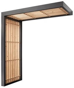 Rechteckvordach BS Timber 160 x 90 cm inkl. Seitenteil - Bild 1 von 10