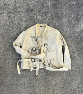 Vintage Genuine Dandux Straitjacket Straight Restraint Jacket Riveted Canvas - Picture 1 of 8