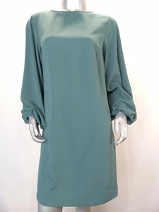 A New Day Size XS Dress Dark Teal Long Puff Sleeve Women's New - Picture 1 of 12