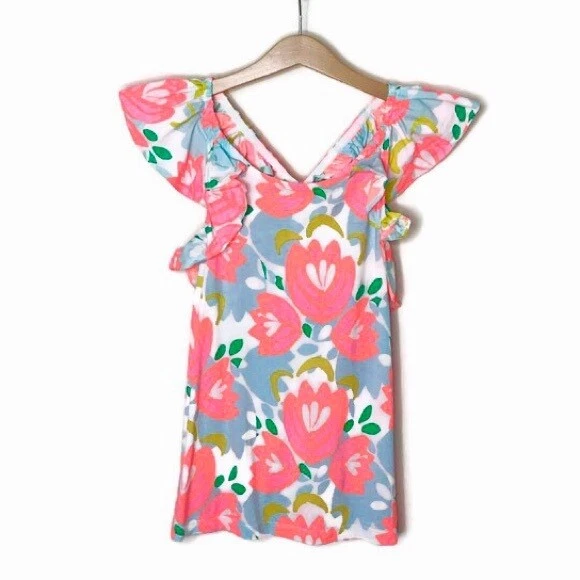 Crewcuts Girls' Sleeveless Floral Print Top Size 14 - Image 1 of 4