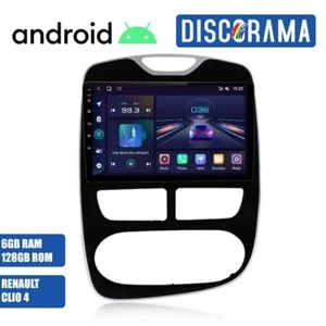 AUTORADIO ANDROID 6/128GB RENAULT CLIO 4 2012-2016 STEREO AUTO TOUCH 9" WIFI - Foto 1 di 6