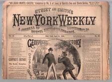 PULP:  New York Weekly-Dime Novel-Story Paper #26 4/28/1888-pulp fiction-FR