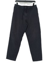 Uniqlo Men's Jeans L Blue Cotton with Elastane, Linen Straight