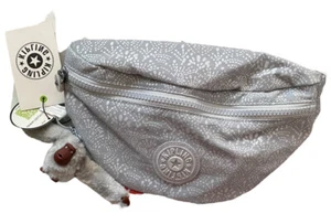 Kipling KI1265 Pria Fanny Pack Hip Waist Bag Travel Stellar Vision Gray New - Picture 1 of 8