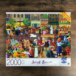 Street Vendor Morning 2000 Piece Jigsaw Puzzle - Joseph Burgess - New Sealed - Bild 1 von 2