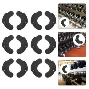 6 pares de almohadillas para mancuernas bastidores de entrenamiento de fuerza de fitness - Imagen 1 de 12