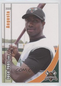 2006 Grandstand Augusta GreenJackets Jose Yens #41