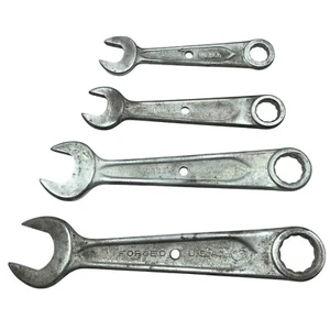 Juego De Colección De 4 Llaves Combinadas FORGED SELECT STEEL EE. UU. SAE Lote Tamaño Mixto - Imagen 1 de 24