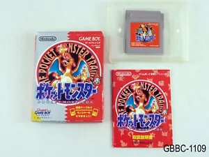 Boxed Pokemon Red Japan Game Boy Japanese Import GB Aka Authentic JP US Seller C - Picture 1 of 7