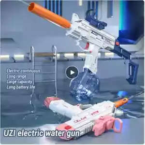 Elektrische Wasserpistole - Wiederaufladbare Langstrecken-Dauerfeuerwasserpistole - Bild 1 von 18