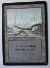 SWAMP : MAGIC THE GATHERING : BETA : 1993 : FINE : SEE PHOTO'S