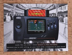 Sega Nomad Vectorman Pop Out Original 1995 Mail-In Contest Insert 8" x 10.5" v1 - Picture 1 of 2