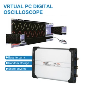 VDS6102 Dual-Channel 100MHZ PC Digital Oscilloscope 1GSa/s Real-Time Sample Rate - Picture 1 of 6