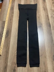 Free Country Pants, Women's Size L/XL, Black, Fleece Lined, Leggings, Pull On - Picture 1 of 8