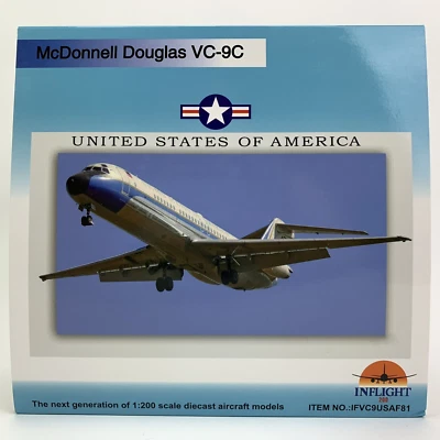 Vuelo 200 1/200 USAF Estados Unidos de América DC-9 VC-9C N681AL IFVC9USAF81 Foto 1 de 4