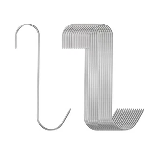 14 Stück 7" Fleischhaken 304 Edelstahl Metzgerhaken S-Form Haken zum Aufhängen - Bild 1 von 8