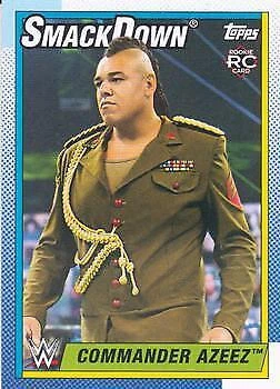 Commander Azeez 2021 Topps Heritage WWE - #56 - (1990 Baseball Design) - Image 1 of 2