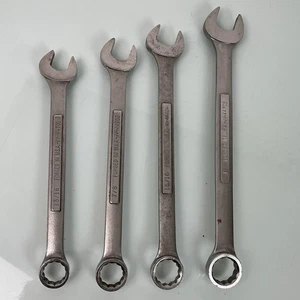 Craftsman 12pt Combination Wrench Set 1” 15/16” 7/8” 13/16” Lot of 4 USA Vintage - Picture 1 of 7