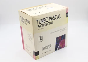 Borland Turbo Pascal Compiler Software V6 DOS Object-Based Programming RETAIL - Picture 1 of 12