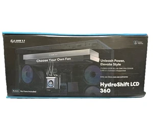 Lian Li Hydroshift LCD 360 Liquid Cooler Flexible Side Mounted Coolant Pathway - Afbeelding 1 van 10