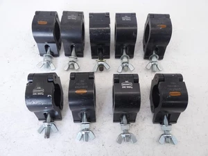 *Lot of 9* Doughty SWL500KG Black Half-Coupler Clamps - Picture 1 of 15