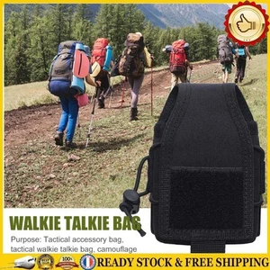 Sac porte-talkie-walkie, pochette de téléphone pour interphone extérieur en Nylo - Zdjęcie 1 z 9