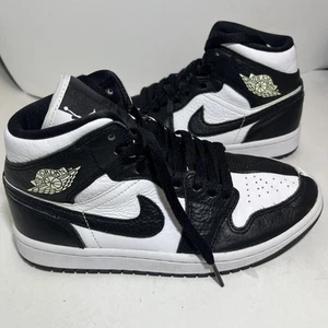 🔥NikeAir Jordan 1 Mid SE Hommage Black White DR0501-101 W Größe 6,5 leicht gebraucht - Bild 1 von 7
