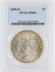 1899-O Morgan Dollar PCGS MS64 S$1 New Orleans Minted Silver Dollar No Reserve - Picture 1 of 4
