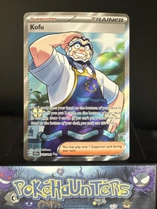 Pokemon Card Kofu 165/142 Full Art Trainer Stellar Crown Ultra Rare Near Mint - Picture 1 of 2