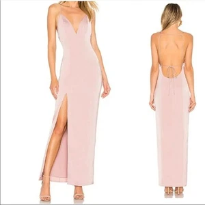 Privacy Please Kilgore Gown in Lilac Women’s Medium Maxi Gown Strappy NWT - Picture 1 of 12