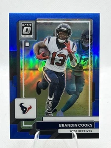 2022 Panini Donruss Optic - [Base] - Blue Prizm #80 - Brandin Cooks /179 - Bild 1 von 2