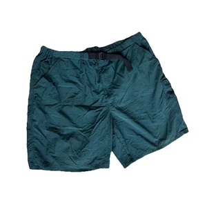 Vintage Wandershorts Herren Größe Large dunkelgrün Taschen Gürtel Outdoor Y2K - Bild 1 von 7