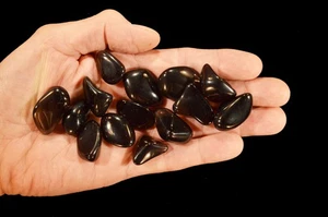 Apache Träne poliert 1" 4 Oz Set Trommelstein Mineral Chakra Heilkristall - Bild 1 von 1