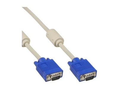 InLine Cavo S-VGA Sub-D 15pin HD maschio / maschio 10m ferrite 17717 - Immagine 1 di 2