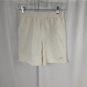 Sketchers Elastic Waist Pull On Fleece Shorts Creme Blue Logo Boys Size M - Picture 1 of 16
