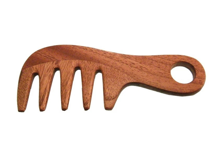 Pettine Afro Grobie Extra Grandi In Legno Di Cedro Con Manico Dr Dittmar - Immagine 1 di 1