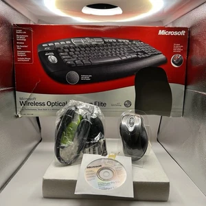 Microsoft Wireless Optical Desktop Executive Edition 1011, 1007 Keyboard & Mouse - Picture 1 of 13