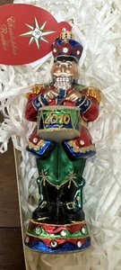 Christopher Radko 2010 Glittering Nutcracker Danbury Mint Christmas Ornament - Picture 1 of 10
